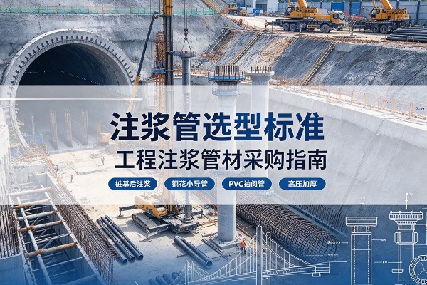 白城注浆管选型标准