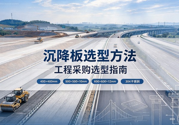 白城沉降板选择方法